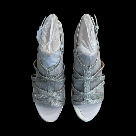 Naturalizer Shoes - Naturalizer Silver Strappy Sandals